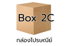 P008 - กล่อง น้ำตาล - 2C (10 ชิ้น)