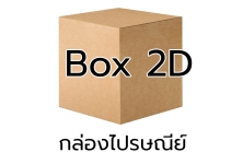 P009 - กล่อง น้ำตาล - 2D (10 ชิ้น)
